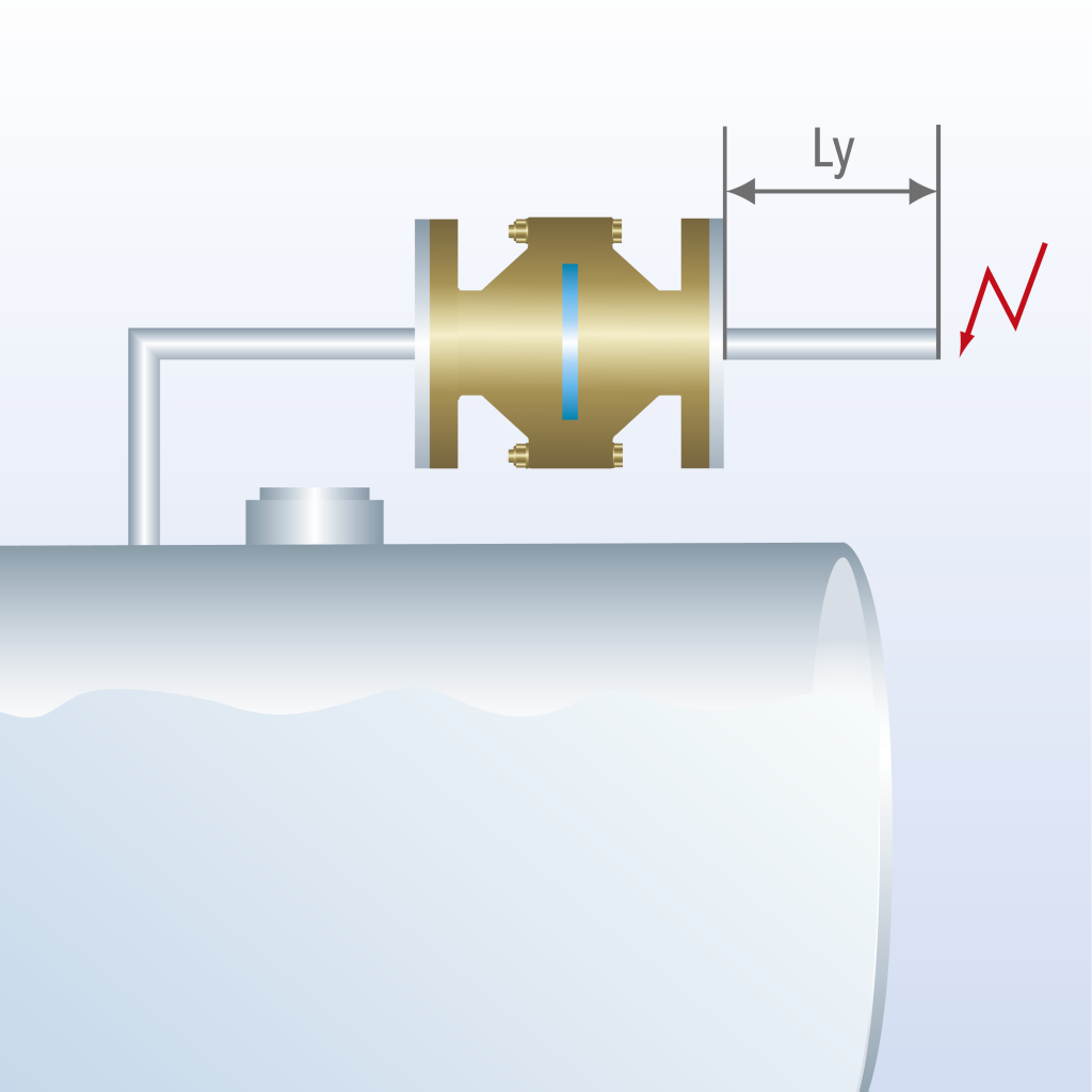 Pipe protection against deflagration: Concentric flame arrester