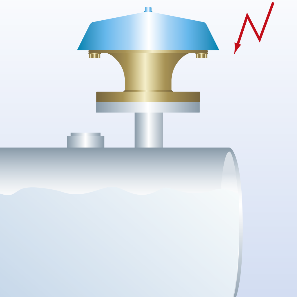 End fitting / end safety device: Atmospheric explosion